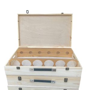 Hộp gỗ rượu vang cao cấp – Thích hợp tặng Tết, cưới hỏi