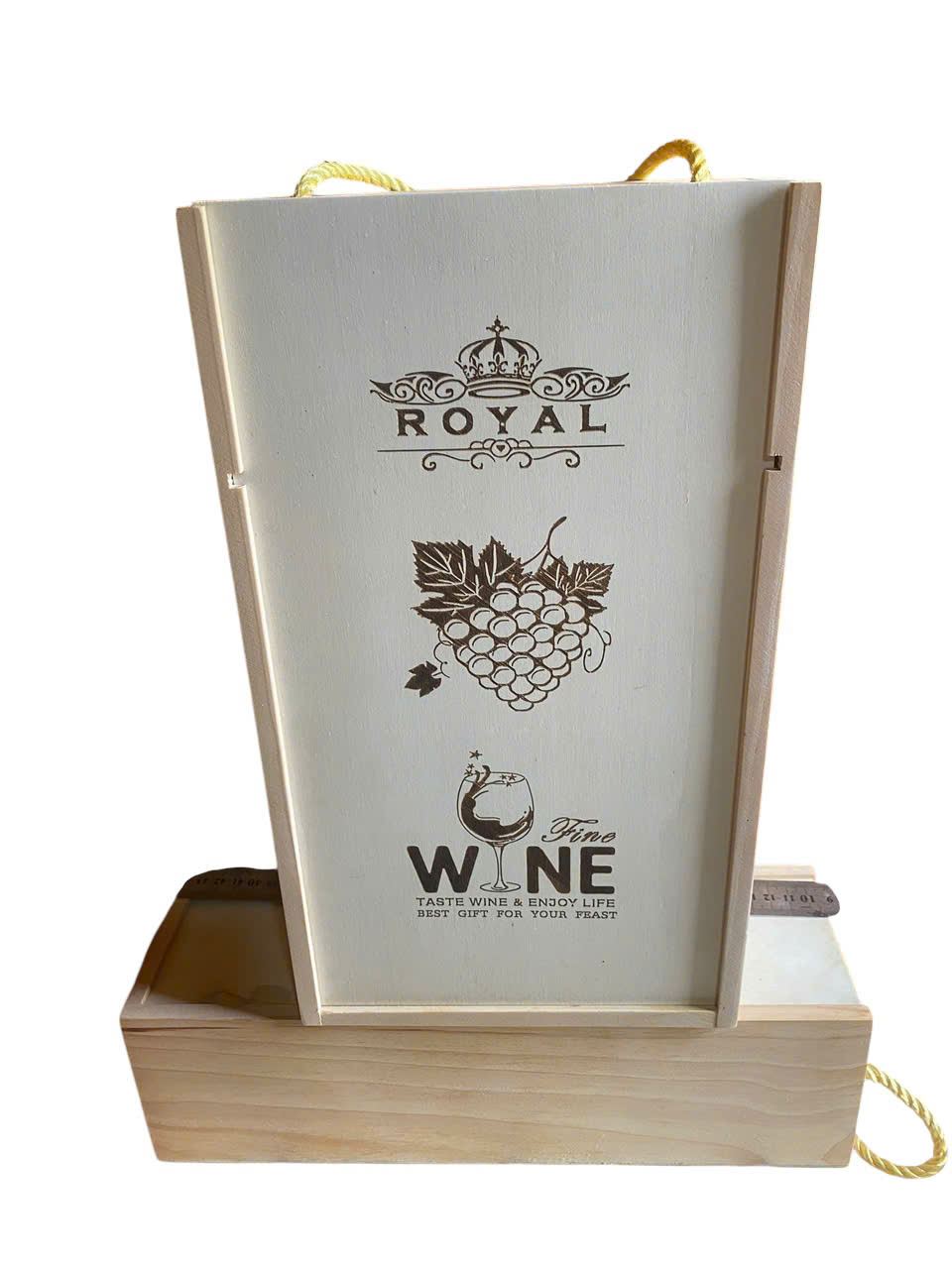 Hộp gỗ rượu vang vintage – Phong cách cổ điển, sang trọng