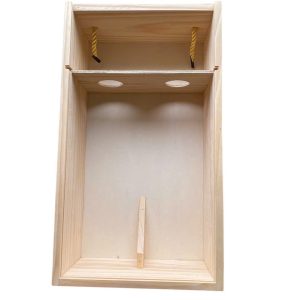 Hộp gỗ rượu vang khắc logo – Quà tặng thương hiệu sang trọng và ấn tượng