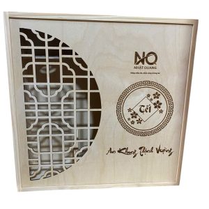 Hộp gỗ quà tặng rượu vang 2 chai – Đẳng cấp & trang trọng