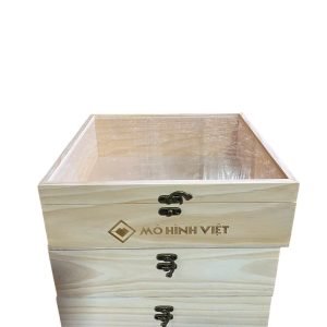Hộp gỗ rượu vang sang trọng – Thích hợp cho dịp kỷ niệm